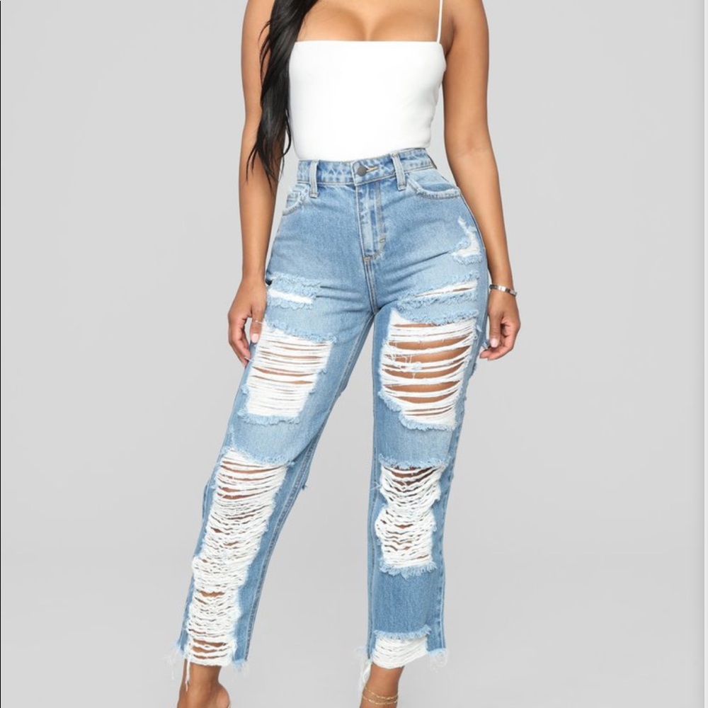 Prescott Boyfriend Jeans - Medium Blue Wash